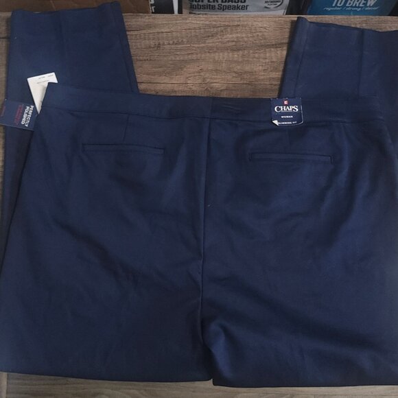 Chaps Navy Blue Chino Pants Size 22W NWT - Picture 6 of 6